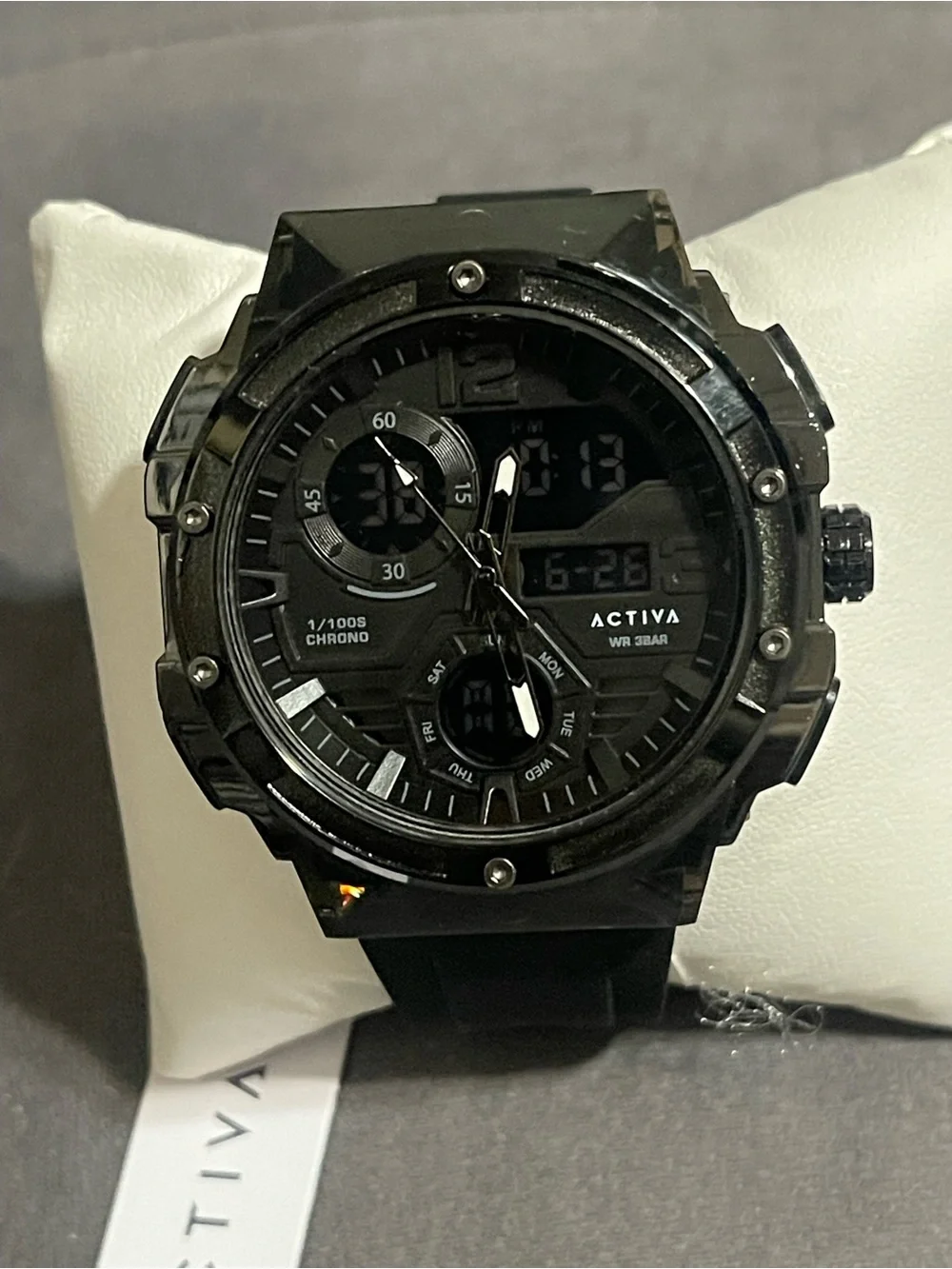 Activa Virtux X Invicta Analog & Digital Men's Watch - 51mm. Black , new